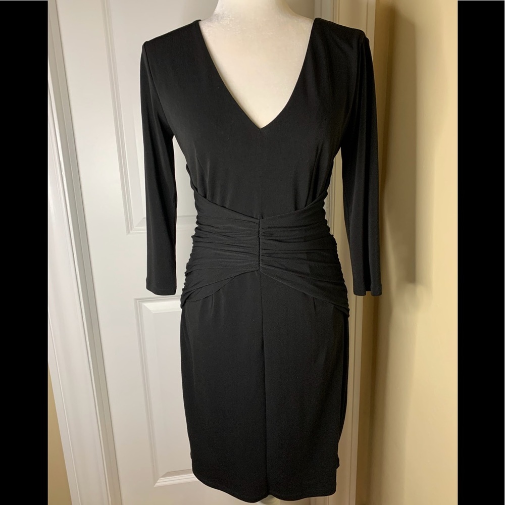 Ann Taylor Black Midi Dress 👗
